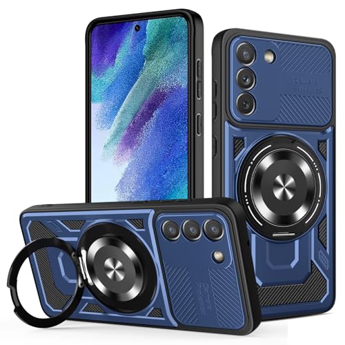 JMstore Hülle für Samsung Galaxy S23 FE, Kameraschutz 360°Metal Ring Ständer Schutzhülle, Silikon TPU Hart PC Handy Hüllen Schutzhülle Standard Stoßfest Cover - Blau JMstore Hülle für Samsung Galaxy S23 FE, Kameraschutz 360°Metal Ring Ständer Schutzhülle, Silikon TPU Hart PC Handy Hüllen Schutzhülle Standard Stoßfest Cover - Blau von JMstore