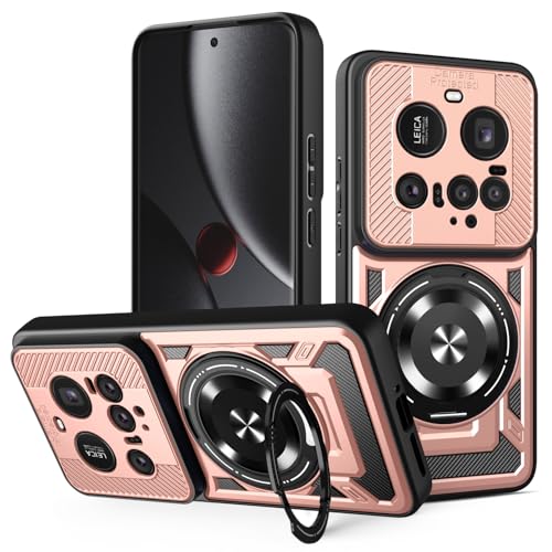 JMstore Hülle für Xiaomi Mi 15 Ultra 5G, Kameraschutz 360°Metal Ring Ständer Schutzhülle, Silikon TPU Hart PC Handy Hüllen Schutzhülle Standard Stoßfest Cover - Rose Gold JMstore Hülle für Xiaomi Mi 15 Ultra 5G, Kameraschutz 360°Metal Ring Ständer Schutzhülle, Silikon TPU Hart PC Handy Hüllen Schutzhülle Standard Stoßfest Cover - Rose Gold von JMstore