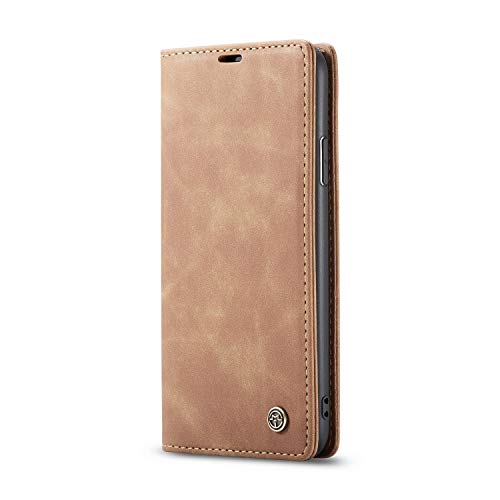 JMstore hülle kompatibel mit iPhone 11 Pro Max, Leder Flip Schutzhülle Brieftasche Handyhülle mit Kreditkarten Standfunktion (Braun) von JMstore