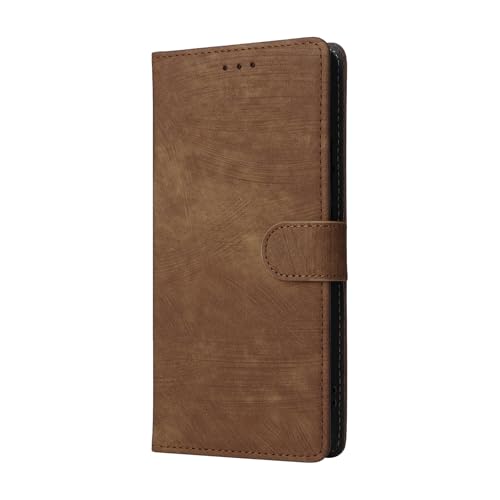 JNERBUYI Flip Handyhülle für Nothing CMF Phone 2 Pro, PU Lederhülle mit Magnetische Wallet Hülle, Portemonnaie Flip Case, Stoßfeste Schutzhülle. Braun von JNERBUYI