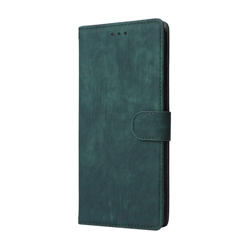 JNERBUYI Flip Handyhülle für Nothing CMF Phone 2 Pro, PU Lederhülle mit Magnetische Wallet Hülle, Portemonnaie Flip Case, Stoßfeste Schutzhülle. Grün von JNERBUYI