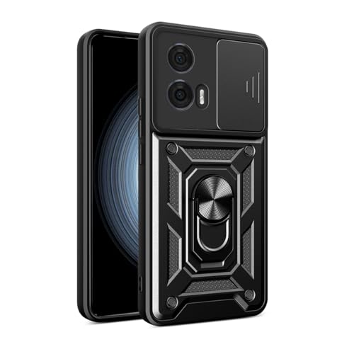 JNERBUYI Hülle für Motorola Edge 50 Fusion 5G Schutzhülle mit 360°Ring und Objektiv Cover, Stoßfeste Handyhülle mit Magnet Ständer, Bumper Robuste Hülle. Schwarz JNERBUYI Hülle für Motorola Edge 50 Fusion 5G Schutzhülle mit 360°Ring und Objektiv Cover, Stoßfeste Handyhülle mit Magnet Ständer, Bumper Robuste Hülle. Schwarz von JNERBUYI