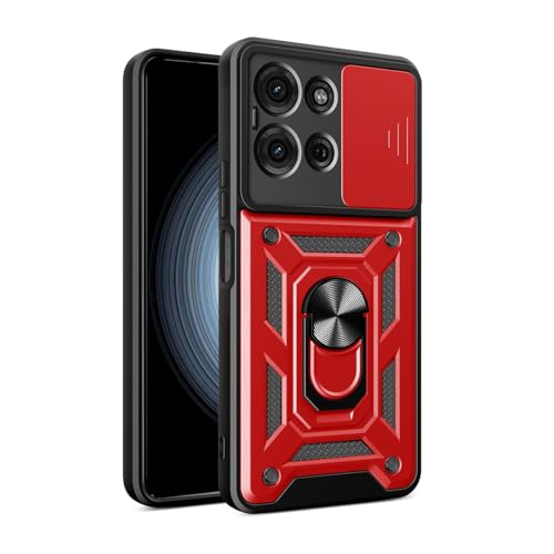 JNERBUYI Hülle für Motorola Moto g75 5G Schutzhülle mit 360°Ring und Objektiv Cover, Stoßfeste Handyhülle mit Magnet Ständer, Bumper Robuste Hülle. Rot JNERBUYI Hülle für Motorola Moto g75 5G Schutzhülle mit 360°Ring und Objektiv Cover, Stoßfeste Handyhülle mit Magnet Ständer, Bumper Robuste Hülle. Rot von JNERBUYI