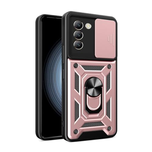 JNERBUYI Hülle für Vivo V40 SE/Vivo V40SE 5G Schutzhülle mit 360°Ring und Objektiv Cover, Stoßfeste Handyhülle mit Magnet Ständer, Bumper Robuste Hülle. Roségold JNERBUYI Hülle für Vivo V40 SE/Vivo V40SE 5G Schutzhülle mit 360°Ring und Objektiv Cover, Stoßfeste Handyhülle mit Magnet Ständer, Bumper Robuste Hülle. Roségold von JNERBUYI