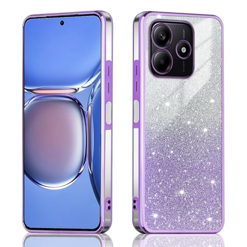 JNERBUYI Transparent Handyhülle für Xiaomi Redmi Note 14 5G, Schutzhülle Stoßfest, Hülle Ultra Dünn Exquisite Galvanisierte, Glitzernde Hülle für Mädchen.Lavender JNERBUYI Transparent Handyhülle für Xiaomi Redmi Note 14 5G, Schutzhülle Stoßfest, Hülle Ultra Dünn Exquisite Galvanisierte, Glitzernde Hülle für Mädchen.Lavender von JNERBUYI