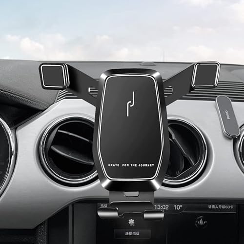 JNGXQ Auto Handyhalterung für Ford Mustang Telefonhalterung Innenzubehör 2016 2017 2018 2019 2020 2021 2022 2023 Telefonständer Entlüftung von JNGXQ