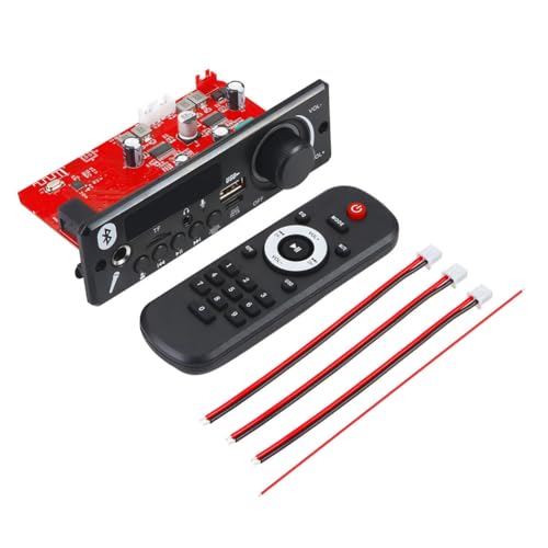 JNJOOD 5.0 DIY MP3 Decoder Board 12V MP3 Player Auto FM Radio Modul TF USB Mikrofon Aufnahme (A) von JNJOOD