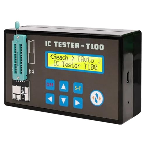 JNJOOD LED Integrierter Schaltungstester Transistor Triodentester IC-Chip-Detektor Zur Test Von Logikchips, 74HC, 74LS, CD40, 45/145 von JNJOOD