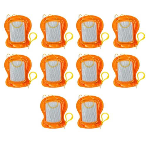 JNJOOD Mini-Zeichenbrett für Kinder, Löschbar, Graffiti-Schreibbrett, Schlüsselanhänger, Zeichenbrett, Geschenk für Geburtstagsfeiern, Orange von JNJOOD