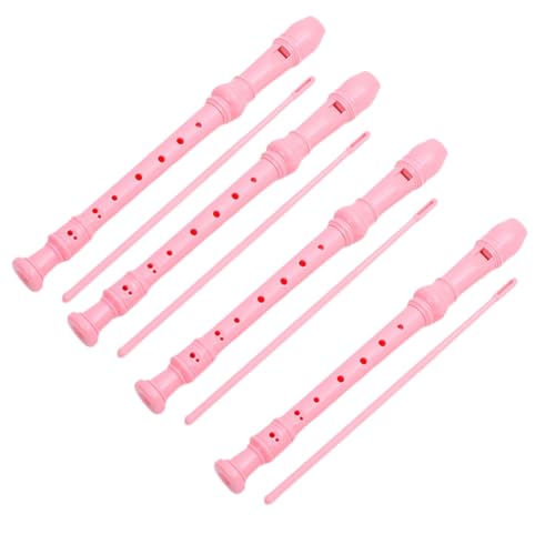 JNJOOD Rosa ABS-Blockflöte Diskant 8-Loch-Musikinstrument Flöte Kinder Erwachsene Anfänger Einsteiger-Flöteninstrument JNJOOD Rosa ABS-Blockflöte Diskant 8-Loch-Musikinstrument Flöte Kinder Erwachsene Anfänger Einsteiger-Flöteninstrument von JNJOOD