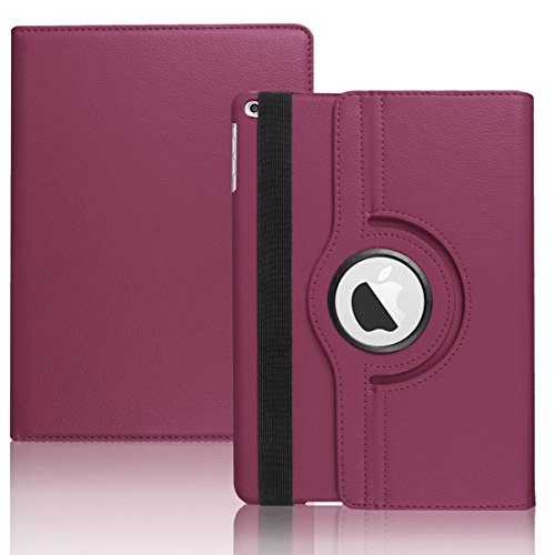 iPad Pro 10.5 Fall, jobss 360 drehbar PU Leder magnetische Smart Ständer Hülle für Apple iPad 26,7 cm violett von JOBSS