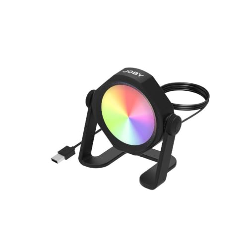 JOBY Beamo Studio Background Light, Mini-Studio-Hintergrundlicht für Videos, Kit für Content Creator, Hintergrundlicht mit 12 Farben, 360° Neigung, Kompatibel mit GorillaPod, USB-Hintergrundlicht JOBY Beamo Studio Background Light, Mini-Studio-Hintergrundlicht für Videos, Kit für Content Creator, Hintergrundlicht mit 12 Farben, 360° Neigung, Kompatibel mit GorillaPod, USB-Hintergrundlicht von JOBY