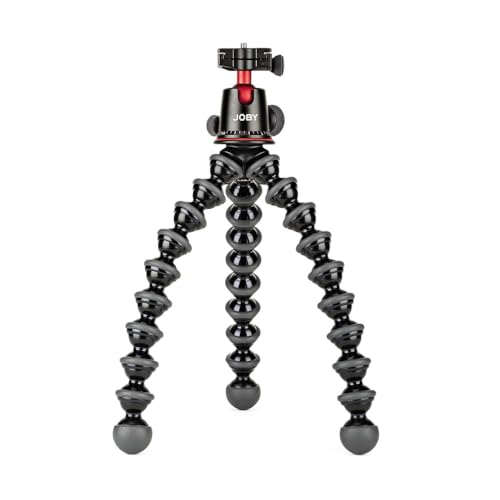 JOBY GorillaPod 5K Kit Flexibles Profi-Stativ, Made in Italy (mit Kugelkopf für DSLR-, CSC- und spiegellose Kameras, Traglast bis zu 5 kg), JB91508-BWW Schwarz von JOBY