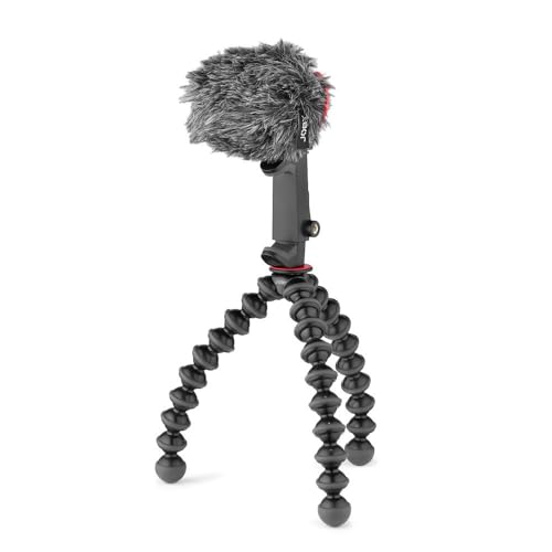 JOBY GorillaPod Creator Kit, EIN GorillaPod 1K-Stativ, einen GripTight Smart Handyhalter und EIN Wavo Mobile Mikrofon, für Conten Creation, Vlogger, TikToker, Youtuber von JOBY