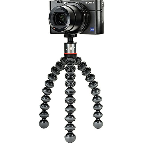 JOBY JB01502-BWW GorillaPod 500 flexibles Ministativ (mit integriertem Kugelkopf für kompakte und 360-Grad-Kameras, Traglast bis zu 500 g) von JOBY