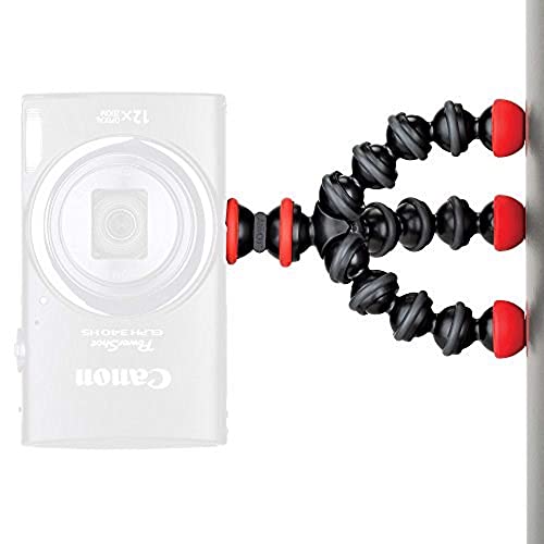 JOBY JB01504-BWW GorillaPod Magnetic Mini Stativ (mit Magnetfüßen für Point-&-Shoot, Kleine Kameras, Kompaktkameras, Blitz, Mikrofone, Action Kameras) von JOBY