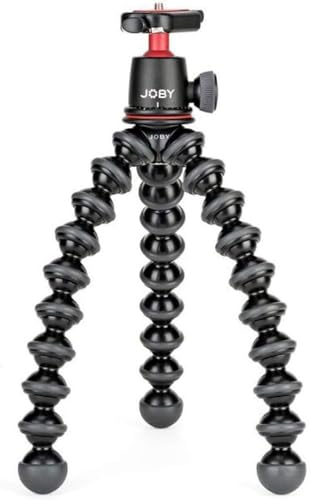 JOBY JB01507-BWW GorillaPod 3K Kit flexibles und leichtes Stativ (mit Kugelkopf für DSLR-, CSC- und spiegellose Kameras, Traglast bis zu 3 kg), Schwarz von JOBY