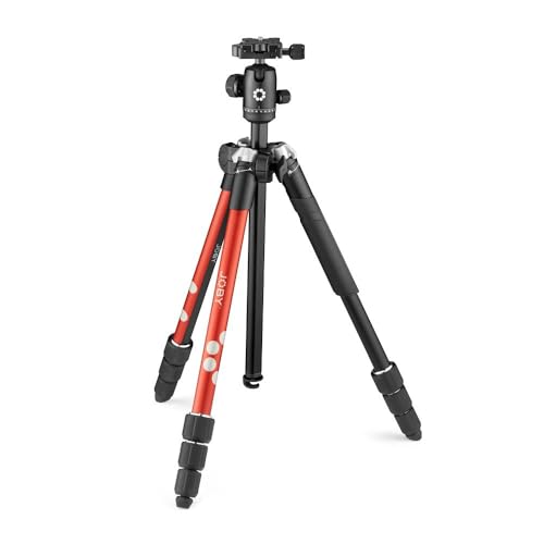 JOBY RangePod, rotes Alu-Reisestativ für Kamera/Smartphone mit Kugelkopf, Smartphone-Klemme und Tasche, für spiegellose, CSC, DSLR, Tik Tok Gadget, YouTube zubehör, Vlog, Video-Anrufe, Vlogger JOBY RangePod, rotes Alu-Reisestativ für Kamera/Smartphone mit Kugelkopf, Smartphone-Klemme und Tasche, für spiegellose, CSC, DSLR, Tik Tok Gadget, YouTube zubehör, Vlog, Video-Anrufe, Vlogger von JOBY