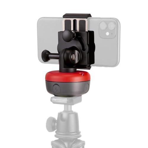 JOBY Spin Handy-Halterungskit, mit Elektronischem Bluetooth-Stativkopf, Handyhalterung – Motion Control, Motorisierter Handy-Slider, Panorama, Vlogging, Content-Erstellung, Zeitraffer, App-Steuerung JOBY Spin Handy-Halterungskit, mit Elektronischem Bluetooth-Stativkopf, Handyhalterung – Motion Control, Motorisierter Handy-Slider, Panorama, Vlogging, Content-Erstellung, Zeitraffer, App-Steuerung von JOBY