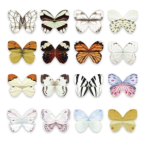 JOCXZI Magnet Seiten Marker Faltbarer Schmetterling Seitenclip Süße Lesezeichen für Kinder, Studenten, Büro Material, Lesezeichen Magnet Seiten MarkierungenGeschenke,16 Stücke（Zufälliger Stil） von JOCXZI
