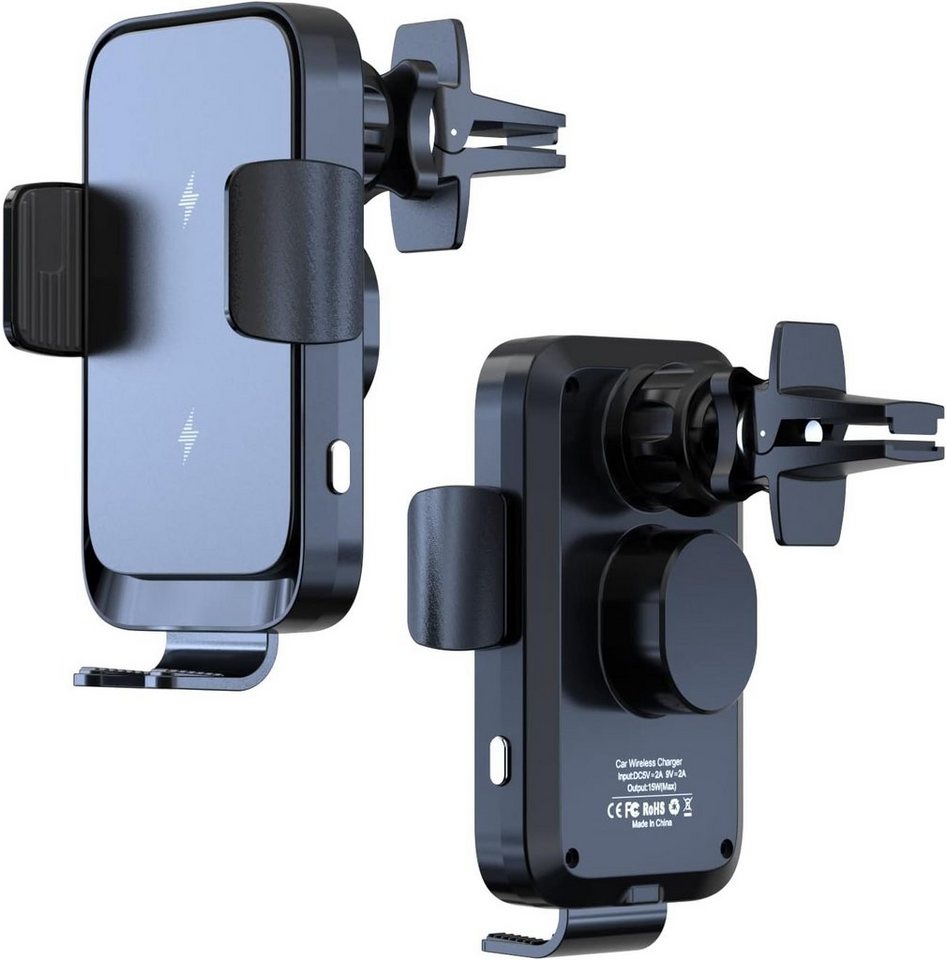 JOEAIS Induktive Ladestation Handyhalterung Auto Lüftung Smartphone Wireless Charger (Mag-Safe-Ladeständer mit QC3.0-Adapter) von JOEAIS