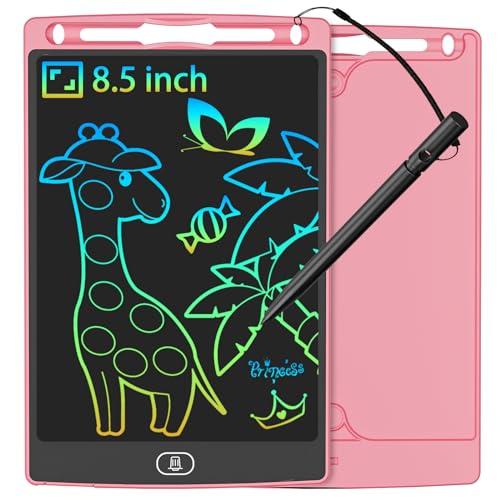 JOEAIS LCD Schreibtafel 8,5 Zoll für Kinder, Tragbares Zeichenbrett-Grafiktablett zum Handschreiben, Kritzeln und Zeichnen, Perfektes Spielzeug-Geschenk für Jungen und Mädchen (Rosa) von JOEAIS