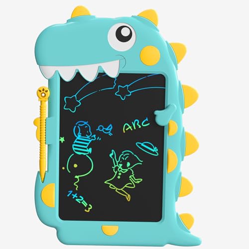 JOEAIS LCD Schreibtafel Kinder 8,5 Zoll, Zeichentablett Im Cartoon Drache Design, PäDagogisches Und Reise Spielzeug Zeichentafeln füR Jungen Und MäDchen, GroßArtige Weihnachts Und Geburtstagsgeschenke von JOEAIS