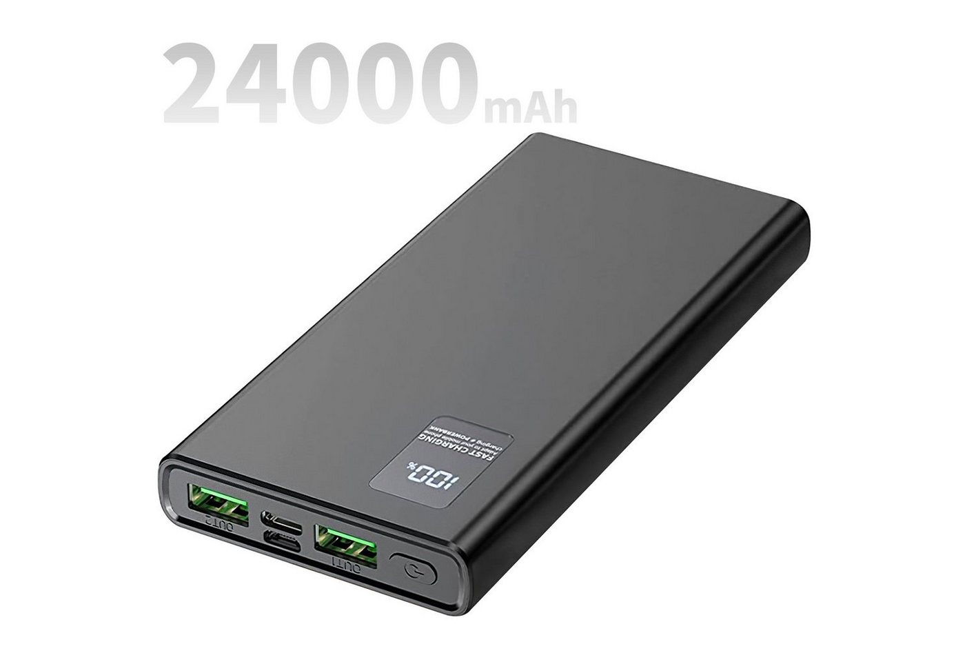 JOEAIS Powerbank 12000mAh/24000mAh Externe Handy Akkus Batterie USB Type C Powerbank (5 V V), Tragbares Ladegerät LED Display Kompatibel von JOEAIS
