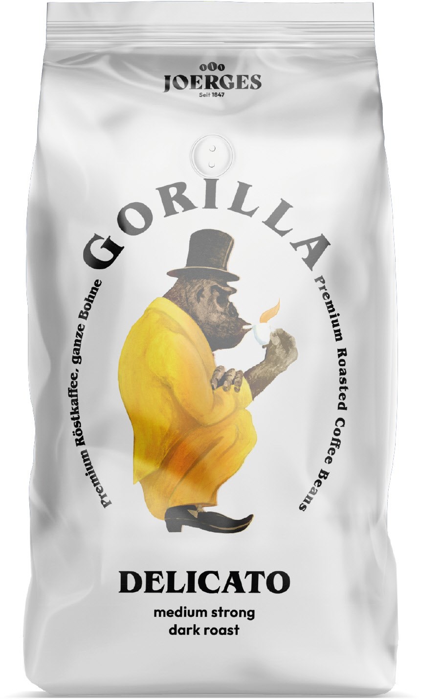 Gorilla Delicato (1000g) Kaffeebohnen weiß von JOERGES