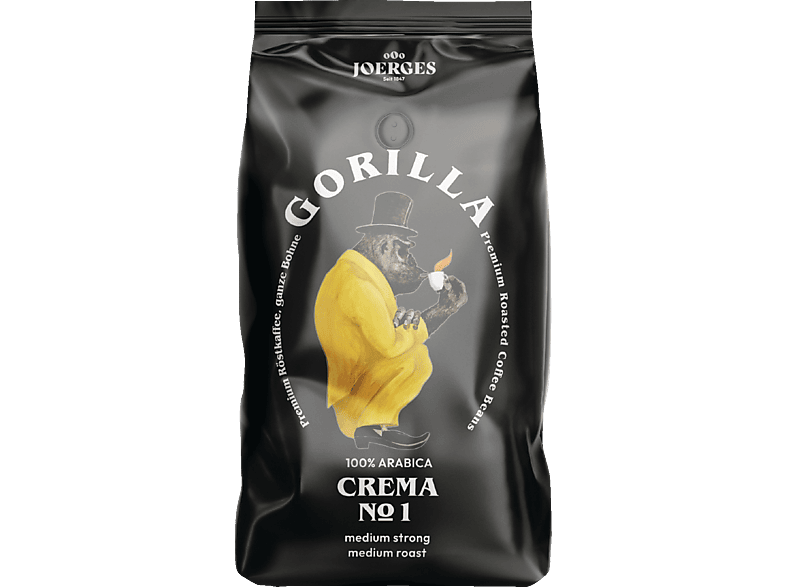 JOERGES Espresso Gorilla Crema No.1 Kaffeebohnen (Kaffeevollautomaten, Siebträger; Espresso) von JOERGES