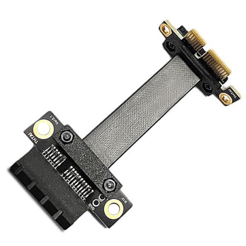 JOFUUM PCI-E 3.0 1X-Grafikkarten-Full-Speed-Verlängerungskabel, Unterstützt NIC-Soundkarte, Multifunktional, Praktische USB-Karte, 90° Langlebig, Einfache Installation, Einfach zu Bedienen von JOFUUM