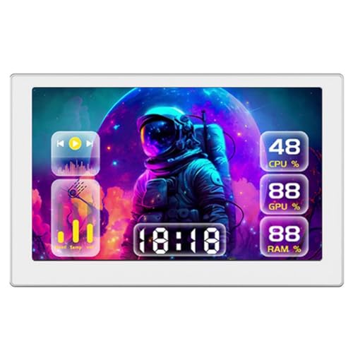JOFUUM USB-Chassis mit 17,8 cm (7 ), Sekundärdisplay, RGB-Display, Tischmontiert, IPS-Display 800 x 480, mit Tonaufnahmefunktion B von JOFUUM
