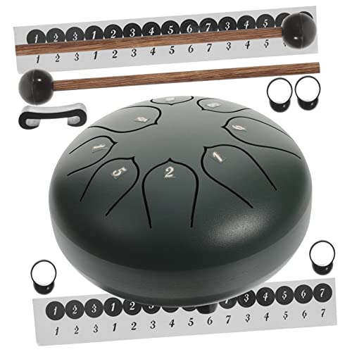 JOINPAYA 1 Satz Ätherisches Schlagzeug Für Instrument Mini Steel Tongue Drum Zungentrommeln für Erwachsene Musiktrommel Percussion-Zungentrommeln Plastik Green JOINPAYA 1 Satz Ätherisches Schlagzeug Für Instrument Mini Steel Tongue Drum Zungentrommeln für Erwachsene Musiktrommel Percussion-Zungentrommeln Plastik Green von JOINPAYA