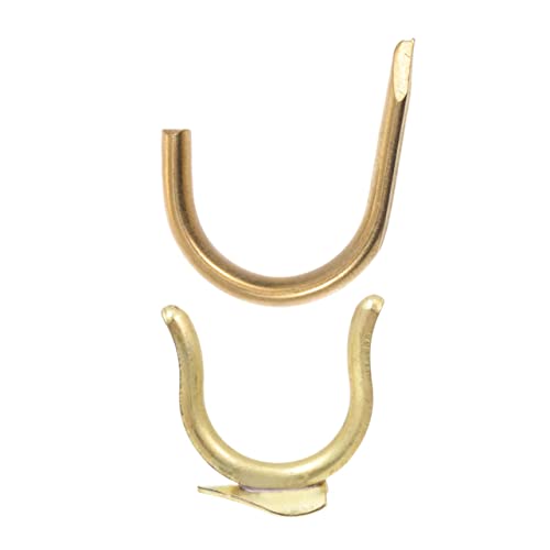JOINPAYA 1 Satz Kleiner Fingerhaken vorderer Haken für Trompete Trompetenfingerhaken Zurück Trompetenfingerschoner Schlüssel Trompetenknöpfe Trompetenstimme Trompete liefern Kupfer Golden von JOINPAYA