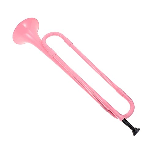 JOINPAYA 1 Stück Kleine Trompete Kind Studentische Trompete Nützliches Musikinstrument Trompete Für Anfänger Kleines Musikinstrument Kleine Spielzeugtrompete Horn Rosa Abs von JOINPAYA