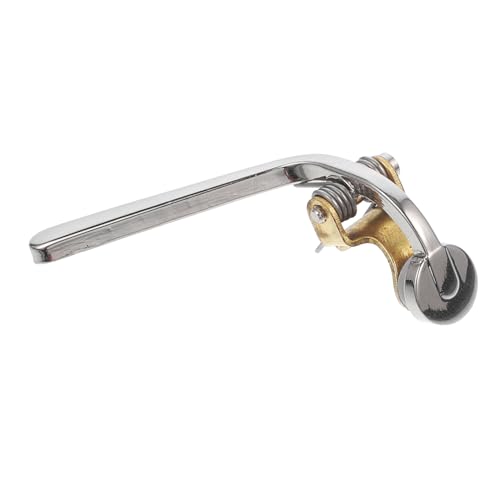 JOINPAYA 1 Stück Posaunen zubehör Posaune Wasserschlüssel Posaune Drain Clique Bindungsersatz Tor Kork abflussstopfen Zubehör für Posaune Vernickeltes Messing Silver von JOINPAYA