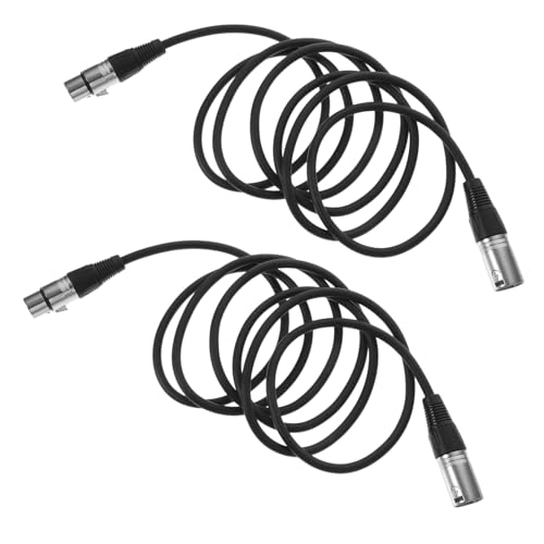 JOINPAYA 2 Stück 3 Symmetrisches Mikrofonkabel kabelbruch stabmixwe sound proofing Mischpultkabel mit Adapter lautsprecherkabel Audiokonverterkabel Signal-Audiokabel Zinklegierung Black JOINPAYA 2 Stück 3 Symmetrisches Mikrofonkabel kabelbruch stabmixwe sound proofing Mischpultkabel mit Adapter lautsprecherkabel Audiokonverterkabel Signal-Audiokabel Zinklegierung Black von JOINPAYA