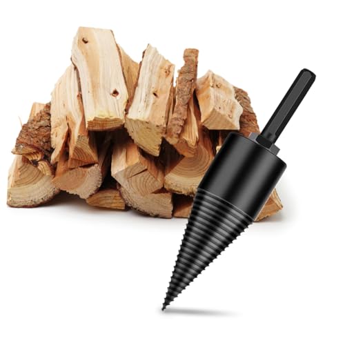 JOINPAYA 3 Stück Brennholz-Artefakt Teilt Holzbearbeitung konisch Schlüssel Pflicht Gartenbohrer für Kegelbohrer Holzbohrer spalten Brennholzspalter Hochgeschwindigkeitsstahl Schwarz JOINPAYA 3 Stück Brennholz-Artefakt Teilt Holzbearbeitung konisch Schlüssel Pflicht Gartenbohrer für Kegelbohrer Holzbohrer spalten Brennholzspalter Hochgeschwindigkeitsstahl Schwarz von JOINPAYA