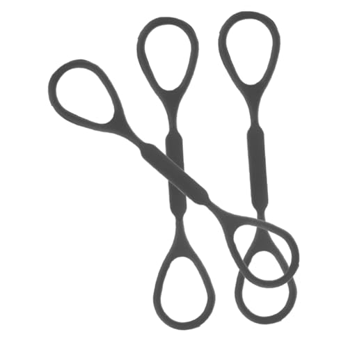 JOINPAYA 3 Stück Kleines Trompetenziehenseil musik zubehör trompete zubehör trompeten zubehör Trompeten Accessoires Silikonseil für Trompete Hornmundstück-Ersatz Messing Kieselgel Black von JOINPAYA