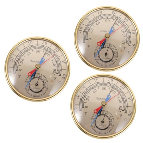 JOINPAYA 3 Stück Thermometer- Und Feuchtigkeitsmesser Hygrometer Drinnen Digital Gartenuhren Für Den Außenbereich Wasserdicht Im Freien Fieberthermometer Für Zu Hause Plastik JOINPAYA 3 Stück Thermometer- Und Feuchtigkeitsmesser Hygrometer Drinnen Digital Gartenuhren Für Den Außenbereich Wasserdicht Im Freien Fieberthermometer Für Zu Hause Plastik von JOINPAYA