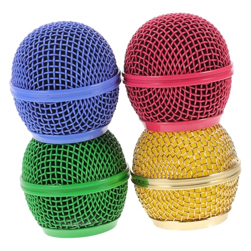 JOINPAYA Mesh-grill 4er-set Ersatzgitter Für Mikrofone Mesh-abdeckung Für Mikrofon Metallgitter Zubehör von JOINPAYA