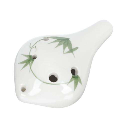 JOINPAYA Alt-Tuning-Keramik 6-Loch Alt-Okarina kreatives Ocarina-Blasinstrument 6-Loch-Keramik üben Okarina 6-Loch-Mini-Okarina Ocarina Anfänger Ocarina von JOINPAYA