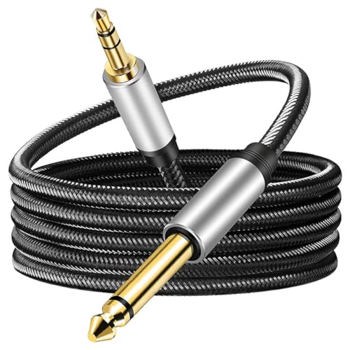 JOINPAYA Gitarrenkabel 3 5 Mm Auf 6 5 Mm Stereo- 1/8 Bis 1/4 Audiokabel Verzerrungssignalübertragung JOINPAYA Gitarrenkabel 3 5 Mm Auf 6 5 Mm Stereo- 1/8 Bis 1/4 Audiokabel Verzerrungssignalübertragung von JOINPAYA