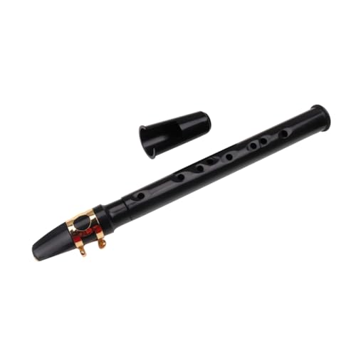 JOINPAYA Plastiksaxophon Taschensaxophon Sax Loch schwarze Tasche Holzblassinstrument klein Tragbares Saxophon Mini-Saxophon Mini-Taschensaxophon Saxaphon Saxophone Black von JOINPAYA
