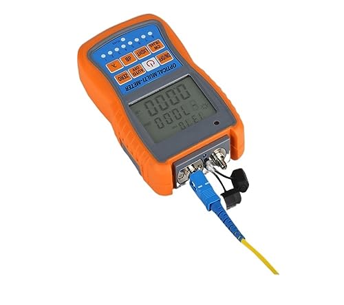 JOJIDE Netzwerk Tester, 4in1 Mini optischer Leistungsmesser AUA-G70B/50B Visueller Fehlerorter, Netzwerkkabeltest Glasfasertester 10 km 30 km VFL OPM,für Glasfaser-Netzwerkkabeltest(AUA-G50B 10KM) von JOJIDE
