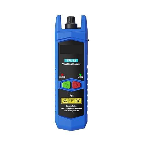 JOJIDE Netzwerk Tester, TPM-26 Optisches Leistungsmessgerät, 7 Wellenlängen, OPM Visual Fault Locator, 30 km VFL, 650 nm, rotes OTDR,für Glasfaser-Netzwerkkabeltest(Power Meter A) von JOJIDE