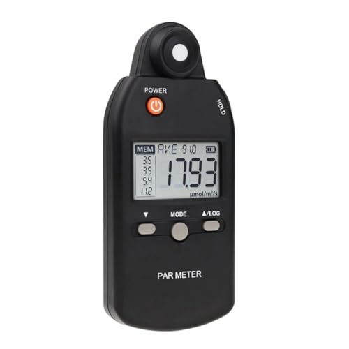 Luxmeter, PAR-Meter Beleuchtungsstärkemessgerät PPFD Quantensensor Voll-Aufzeichnungsfunktion Indoor Outdoor Pflanzenlichtmessgerät,für LED-Leuchten und Pflanzen Messgerät Luxmeter, PAR-Meter Beleuchtungsstärkemessgerät PPFD Quantensensor Voll-Aufzeichnungsfunktion Indoor Outdoor Pflanzenlichtmessgerät,für LED-Leuchten und Pflanzen Messgerät von JOJIDE
