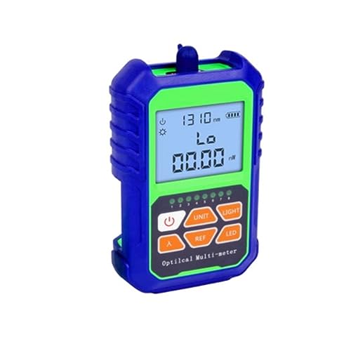 Netzwerk Tester, 2IN1 Hochpräzises optisches Leistungsmessgerät mit RJ45-Faser-Tester, Selbstkalibrierung mit 6 Wellenlängen,für Glasfaser-Netzwerkkabeltest Netzwerk Tester, 2IN1 Hochpräzises optisches Leistungsmessgerät mit RJ45-Faser-Tester, Selbstkalibrierung mit 6 Wellenlängen,für Glasfaser-Netzwerkkabeltest von JOJIDE