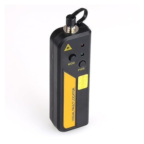 Netzwerk Tester, FTTH Mini RGT Glasfaser-Visual Fault Locator, 1-30 mW Rotlichtquellen-Tester-Testgerät mit 2,5-mm-Anschluss (SC/FC/ST),für Glasfaser-Netzwerkkabeltest(1mw with FC-LC) von JOJIDE