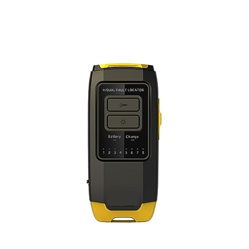 Netzwerk Tester, Mini Visual Fault Locator Glasfaserkabeltester, FC/SC/ST-Stecker, RJ45-Kabeltest, optisch, rot, VFL,für Glasfaser-Netzwerkkabeltest(15MW) von JOJIDE